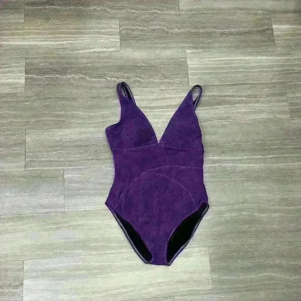Vintage Purple Vintage One-Piece Swimsuit | Magicsuit | Size 14 - Picture 2 of 5